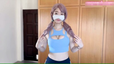 하늘 크롭티